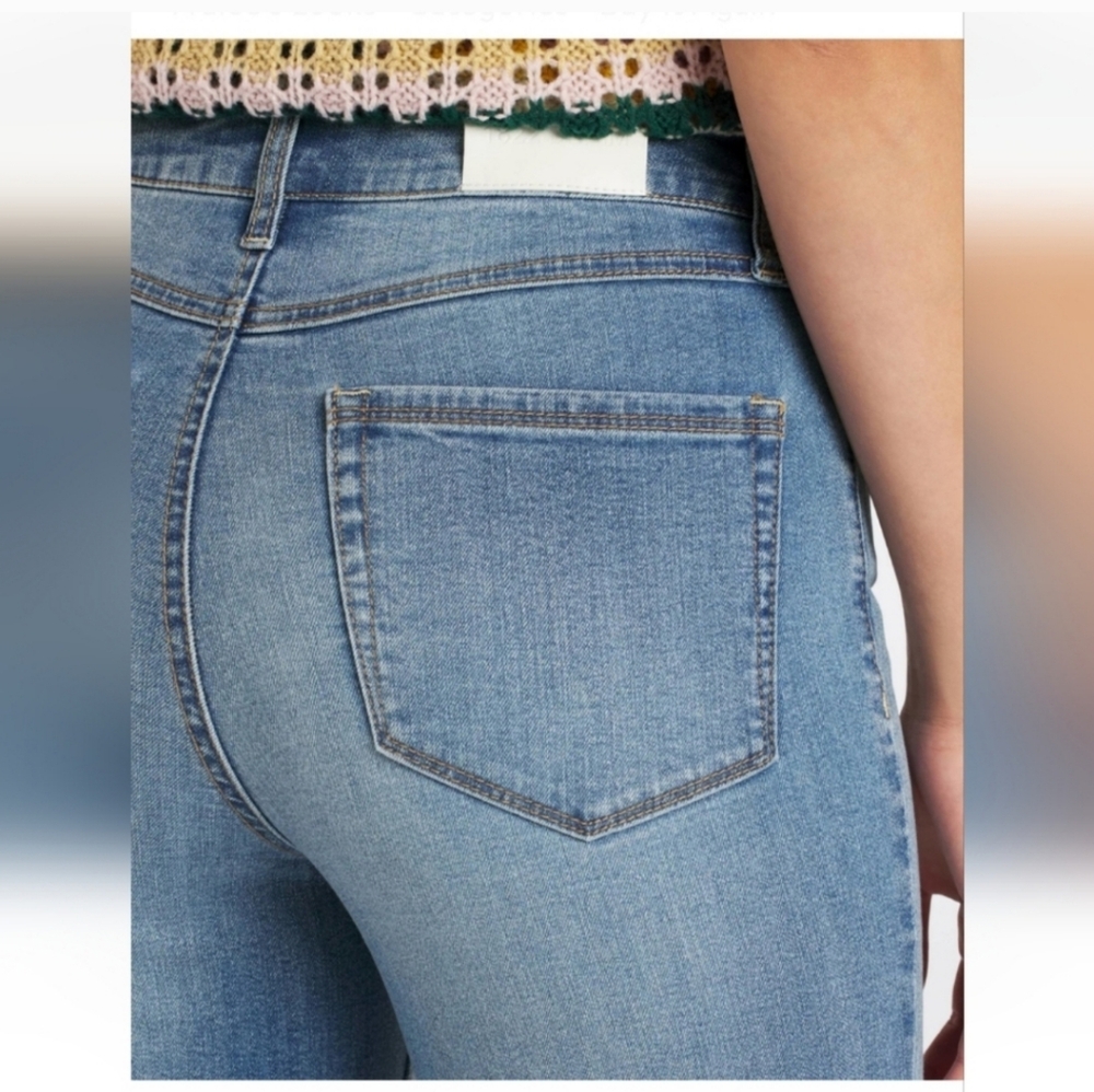 1822 - Denim Sherri High Rise Ankle Straight jeans, - Picture 4 of 13